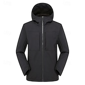 preiswerte Softshell-, Fleece- &amp; Wanderjacken-Herren Fleecejacke für Wanderer Winter Draussen Patchwork warm Fleece-Futter Wasserdicht Windundurchlässig Vliesjacken Voller Reißverschluss Klettern Camping / Wandern / Höhlenforschung Reisen