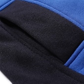 preiswerte Basic-Hoodies für Herren-Herren Vollreißverschluss-Kapuzensweatshirt Reißverschluss Kapuzensweatshirt Fleece Kapuzensweatshirt Weiß Rote Blau Grau Mit Kapuze Farbblock Reißverschluss Patchwork Tasche Sport &amp; Outdoor Täglich