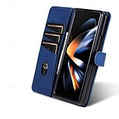 cheap iPhone Cases-Phone Case For Z Fold 6 Z Fold 4 Z Fold 3 iPhone 16 Pro Max Plus iPhone 15 Pro Max Plus iPhone 14 13 12 11 Pro Max Plus Mini Back Cover with Stand Holder Card Slot Shockproof Retro PU Leather