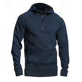 Herr Huvtröja Huvtröja med dragkedja i Quarter Taktisk hoodie Svart Armégrön Marinblå Mörkgrå Huva Slät Ficka Sport & Utomhus Dagligen Helgdag Polyester Streetwear Häftig Ledigt Vinter Vår & Höst billiga bashuvtröjor för män-Herr Huvtröja Huvtröja med dragkedja i Quarter Taktisk hoodie Svart Armégrön Marinblå Mörkgrå Huva Slät Ficka Sport & Utomhus Dagligen Helgdag Polyester Streetwear Häftig Ledigt Vinter Vår & Höst