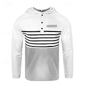 tanie podstawowe dresy-Męskie Bluza z Kapturem Dres Bluza Czarny Biały Królewski błękit Khaki Ciemnoszary Kaptur Pasek 2-częściowa Sport i turystyka Codzienny Święto Moda miejska Podstawowy Codzienny Wiosna i jesień Odzież