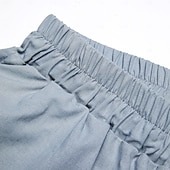 abordables Ensembles-Ensembles en coton et lin pour femmes, ensembles deux pièces, couleur unie, mode, col rond, rue, quotidien, 2 pièces, blanc, bleu, kaki, gris, printemps et automne