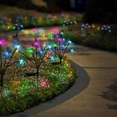 halpa Pathway Lights &amp; Lanterns-aurinko kolibri nurmikon valot 6led huojuva tulikärpäsen valot ulkona vedenpitävät puutarhavalot sudenkorento perhonen pihavalo joulu häät loma juhla puisto patio polku maiseman koristelu 1/2kpl