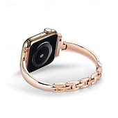 olcso Apple óraszíjak-Solo Loop Kompatibilis valamivel Apple Watch óraszíj 38mm 40mm 41mm 42mm 44mm 45mm 49mm Női Fém kapocs ötvözet Csere óraszíj mert iwatch Ultra 2 Series 9 8 7 SE 6 5 4 3 2 1