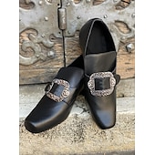 abordables Calzado-Rococó Barroco Victoriano Zapatos Hombre Víspera de Todos los Santos Carnaval Mascarada Rendimiento Fiesta / Noche Mascarada Adulto Zapatos