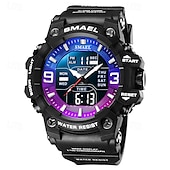 economico Orologi digitali-smael orologio al quarzo da uomo minimalista sportivo casual business luminoso sveglia impermeabile decorazione orologio in silicone