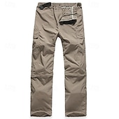 voordelige Bodems-Voor heren Combatbroek Cargohosen Wendbare Hosen Militair Buiten Normale pasvorm waterdicht Ademend Sneldrogend Broeken / Regenbroek / Overbroek Elastische taille Leger Groen donkergrijs Jagen