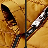 cheap Puffer Jackets-Men's Quilted Jacket Puffer Jacket Puffer Winter Jacket Winter Puffer Coat Spring Winter Outdoor Insulated Packable Lightweight Outerwear Lightweight Puffer Jacket Puffy Coat Full Zip Fishing