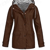 levne Fleece a 3 v 1 bundy-Dámské Dağcı Ceketi Zima Venkovní Voděodolný Větruvzdorné Multi-Pocket Přední zip Bundy 3 v 1 Lehká bunda Celý Zip Kempování a turistika cestování Tmavěhnědá Černá Bílá Žlutá Růžová