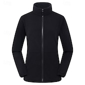 halpa Softshell-, fleece- ja vaellustakit-Naisten Fleecetakki Talvi ulko- Pidä lämpimänä Fleece-vuori Fleecetakit Kokovetoketju Kiipeily Telttailu / Retkely / Luolailu Matkailu Vaalea khaki Musta Keltainen Pinkki Punainen