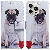 levne Pouzdra pro iPhone-telefon Carcasă Pro iPhone 16 Pro Max Plus iPhone 15 Pro Max Plus iPhone 14 13 12 11 Pro Max Plus Mini SE Zadní kryt se stojánkem Magnetické Slot pro kartu Tygr Retro TPU PU kůže