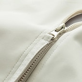 billige Fleece og 3 i 1 jakker-Herre Softshell jakke Turjakke utendørs Vindtett Vindjakke Reise Svart Rosa Lilla Grønn Kakifarget