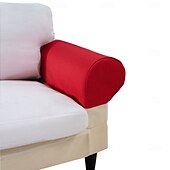 baratos Cobertura de Sofa-Capa de Braço de Cadeira de Banqueta Cor Sólida Colcha de Poliéster