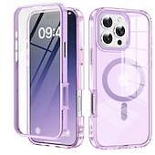 お買い得  iPhone用ケース-iPhone 16 Pro Max Plus、iPhone 15 Pro Max Plus、iPhone 14、13、12、11 Pro Max Plus用のバックカバー、ワイヤレス充電サポート、レトロアクリルPC