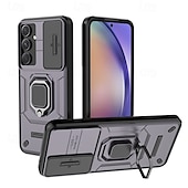 رخيصةأون جراب سامسونج-هاتف غطاء من أجل سامسونج جالاكسي S24 Ultra Plus S23 Ultra Plus A55 A35 A25 A15 5G A54 A34 A14 A13 اس 25 الترا غطاء خلفي حامل الخاتم ضد الصدمات مكتب  /  الأعمال TPU الكمبيوتر الشخصي معدن