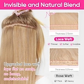 abordables Clip dans les extensions-Bouclé Clips Cheveux Synthétiques Longue Extension des cheveux A Clipser 4 pièces Résistant à la chaleur Femme