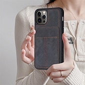 Χαμηλού Κόστους iPhone Θήκες-τηλέφωνο tok Για iPhone 15 Pro Max Plus iPhone 14 13 12 11 Pro Max X XR XS 8 7 Plus Θήκη κάρτας πορτοφολιού με βάση στήριξης Υποδοχή κάρτας Ρετρό TPU PU δέρμα