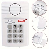 cheap Burglar Alarm Systems-Wireless Security Alarm System for Home Garage &amp; Shed - Includes Door &amp; Window Keypad Battery Powered (3 AA Batteries Not Included)