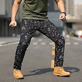 levne Cargo kalhoty-Pánské Kargo kalhoty Taktické kalhoty Taktická Dağcı Pantolonu Kapsa na zip Multi kapsa Bez vzoru Rychleschnoucí Lehká váha Plná délka Venkovní Outdoor a turistika Kalhoty Taktická Maskovací čern