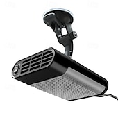 cheap Car Heating Equipment-12/24V Car Heater Fan 360 Rotating Windscreen Defroster Demister Auto Windshield Defroster Car Anti-Fog Heater