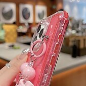 voordelige iPhone-hoesjes-telefoon hoesje Voor iPhone 16 Pro Max Plus iPhone 16 Pro Max iPhone 15 Pro Max Plus iPhone 15 14 Pro Max Plus iPhone 14 13 12 11 Pro Max Plus Achterkant met polsband Schokbestendig Retro TPU PC
