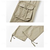billiga lediga byxor-Herr Militärbyxor Cargo byxor Arbetsbyxor Flera fickor Grafisk Repor Utomhus Fullängd Utomhus Utomhussport Ledigt Sport Mode Gul Armégrön Microelastisk