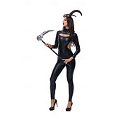 levne Dámské Kostýmy-Čert Valpuržina noc Cosplay kostým Kostým na Večírek Maškarní Dospělé Dámské Úbory cosplay Výkon Párty předvečer Všech svatých Plesová maškaráda Jednoduchý karnevalový kostým
