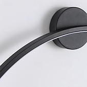 baratos Candeeiros de Parede de interior-luzes de parede led redondas para ambientes internos, arandelas de parede, luminárias de parede modernas, luminárias de parede circulares de meados do século, decoração de parede, ouro e preto 85-265v