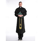 cheap Couple &amp; Group Costumes-Nun Priest Couples Cosplay Costume Couples&#039; Costumes Adults&#039; Men&#039;s Women&#039;s Cosplay Sexy Costume Carnival Masquerade Easy Carnival Costume