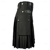 economico Gotici-Punk &amp; Gotico Medievale Abito di Natale Scozzese Costume Per uomo Casual Quotidiano Adulti Gonna
