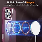 お買い得  iPhone用ケース-電話 ケース 用途 iPhone 16 Pro Max プラス iPhone 15 プロマックスプラス iPhone 14 13 12 11 Pro Max Plus バックカバー スタンド付き 磁石バックル ワイヤレス充電をサポート レトロ風 アクリル PC