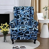 economico COPERTURA PRODURA E COPERCHIO SENZA ARGINE-fodera per poltrona con schienale alto floreale, elegante ed elastica, protezione per mobili resistente, perfetta per aggiungere un tocco di eleganza all&#039;arredamento della tua casa