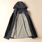 abordables Softshell, polares y chaquetas de montaña-Hombre Chaqueta Softshell Chaqueta para senderismo Al aire libre Resistente al Viento Secado rápido Chaqueta ligera Chaqueta cortavientos Viaje Gris oscuro Negro Rojo Azul Marino Azul