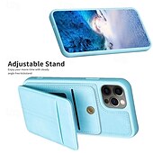 Χαμηλού Κόστους iPhone Θήκες-τηλέφωνο tok Για iPhone 15 Pro Max Plus iPhone 14 13 12 11 Pro Max X XR XS 8 7 Plus Θήκη κάρτας πορτοφολιού με βάση στήριξης Υποδοχή κάρτας Ρετρό TPU PU δέρμα
