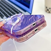 Χαμηλού Κόστους iPhone Θήκες-τηλέφωνο tok Για iPhone 16 Pro Max Plus iPhone 16 Pro Max iPhone 15 iPhone 15 Pro Max iPhone 14 Pro Max Πίσω Κάλυμμα Μαγνητική Υποστήριξη ασύρματης φόρτισης με λουράκι καρπού Ρετρό Επιμετάλλωση