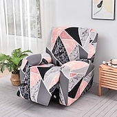 cheap Recliner Chair Cover-Stretch Floral Recliner Covers Non-slip Massage Lazy Boy Sofa Cover All-inclusive Single Seat Couch Cover Armchair Covers