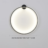 baratos Candeeiros de Parede de interior-luzes de parede led redondas para ambientes internos, arandelas de parede, luminárias de parede modernas, luminárias de parede circulares de meados do século, decoração de parede, ouro e preto 85-265v