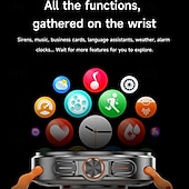 ieftine Ceasuri Smart-ceas inteligent 1,45 inch smartwatch fitness ceas alergare bluetooth pedometru memento de apel tracker activitate compatibil cu Android ios femei bărbați standby lung apeluri mâini libere rezistent la apă