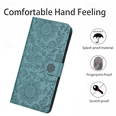 cheap Samsung Cases-Phone Case For Samsung Galaxy S24 S23 S22 S21 Ultra Plus A55 A35 A25 A15 5G S20 FE S25 Ultra Wallet Case with Wrist Strap Kickstand Warm Flower Floral TPU PU Leather