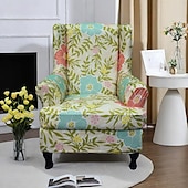 economico COPERTURA PRODURA E COPERCHIO SENZA ARGINE-fodera per poltrona con schienale alto floreale, elegante ed elastica, protezione per mobili resistente, perfetta per aggiungere un tocco di eleganza all&#039;arredamento della tua casa
