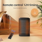 economico apparecchiature di riscaldamento-riscaldatore per ambienti piccolo riscaldatore per ambienti in ceramica con termostato mini riscaldatore elettrico portatile con calore di sicurezza rapido protezione multipla per scrivania di casa