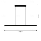voordelige Hanglampen-led hanglamp moderne stijl noords design modern eenvoudig amerikaans licht luxe barverlichting creatief net lange woonkamer restaurantlampen