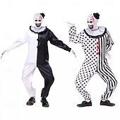 levne Klasický horor-Art the Klaun předvečer Všech svatých Cosplay kostým Maškarní Hrozivější cosplay Dospělé Pánské Dámské předvečer Všech svatých Karneval Plesová maškaráda Výkon Párty předvečer Všech svatých