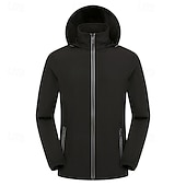 cheap Fleece &amp; 3 in 1 Jackets-Men&#039;s Softshell Jacket Hiking Jacket Outdoor Windproof Quick Dry Lightweight Jacket Windbreaker Jacket Traveling Black White Red Navy Blue Royal Blue