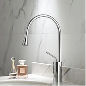 cheap Bathroom Sink Faucets-Bathroom Sink Faucet - Waterfall Electroplated Centerset Single Handle One HoleBath Taps