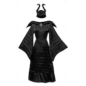 preiswerte Damenkostüme-Cosplay Männlich Kleid Cosplay Kostüm Haloween Figuren Erwachsene Damen Cosplay Halloween Karneval Einfaches Karnevalskostüm