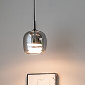 baratos Design de Tambor e Cone-pendente lanterna design pendente luz vidro vidro pintado acabamentos moderno 110-240v