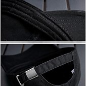 preiswerte Baseballkappe für Herren-Herren Cap Basecap Sonnenhut Kappe Schwarz Wein Polyester Bestickt Modisch Brautkleider schlicht Strasse Täglich Buchstabe Einstellbar Sonnenschutz Atmungsaktiv