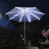 economico Striscie luci ad energia solare-Luce solare da tenda a 104 LED con telecomando ideale per il campeggio natalizio&amp;amp;avventura in spiaggia