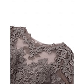 voordelige Vloerlengte-A-Line Moeder van de Bruid Jurk Bruiloft Gast Elegante Plus Size Hoge Lage V Hals Asymmetrische Enkel Lengte Chiffon Kant Halve Mouw Met Beading Applicaties 2025 gratis maatwerk